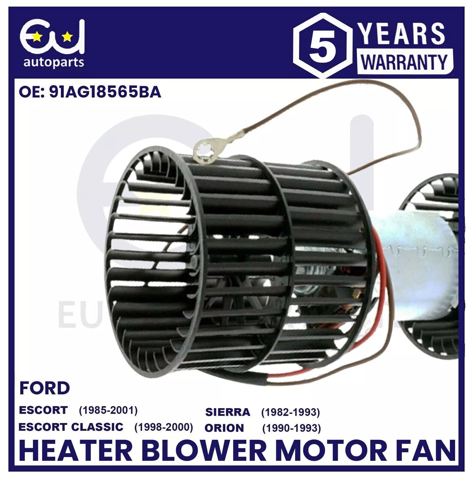 Ventilateur moteur FORD Orion Mk3 (GAL) 1.8 i 16V 130 CV Ventilateur moteur FORD Orion Mk3 (GAL) 1.8 i 16V 130 CV