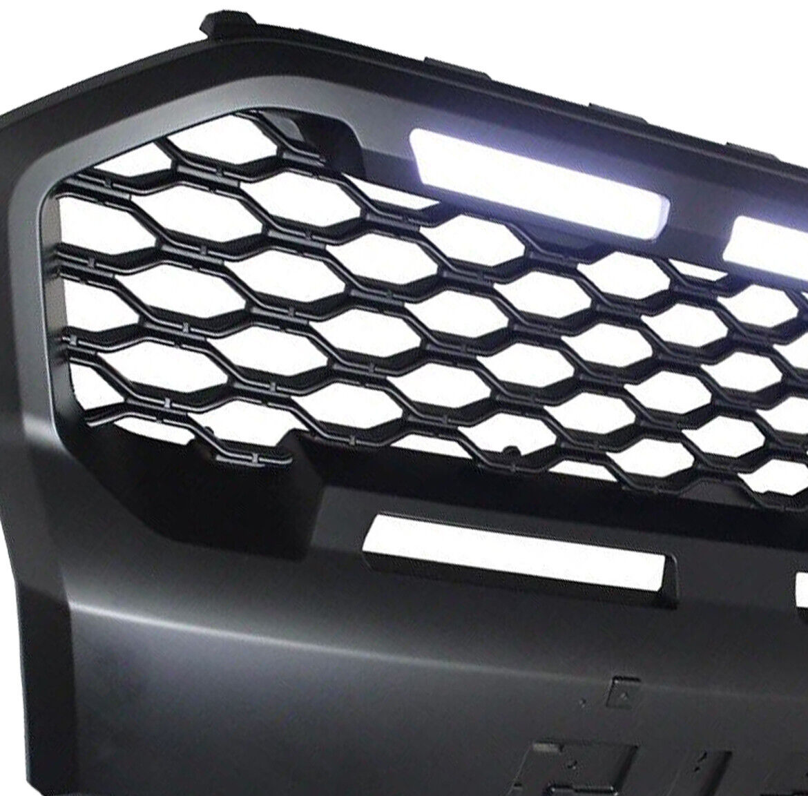 FOR FORD RANGER T6 WILD TRAK REPLACEMENT MESH STYLE GRILLE GRILL WITH LED 16-23