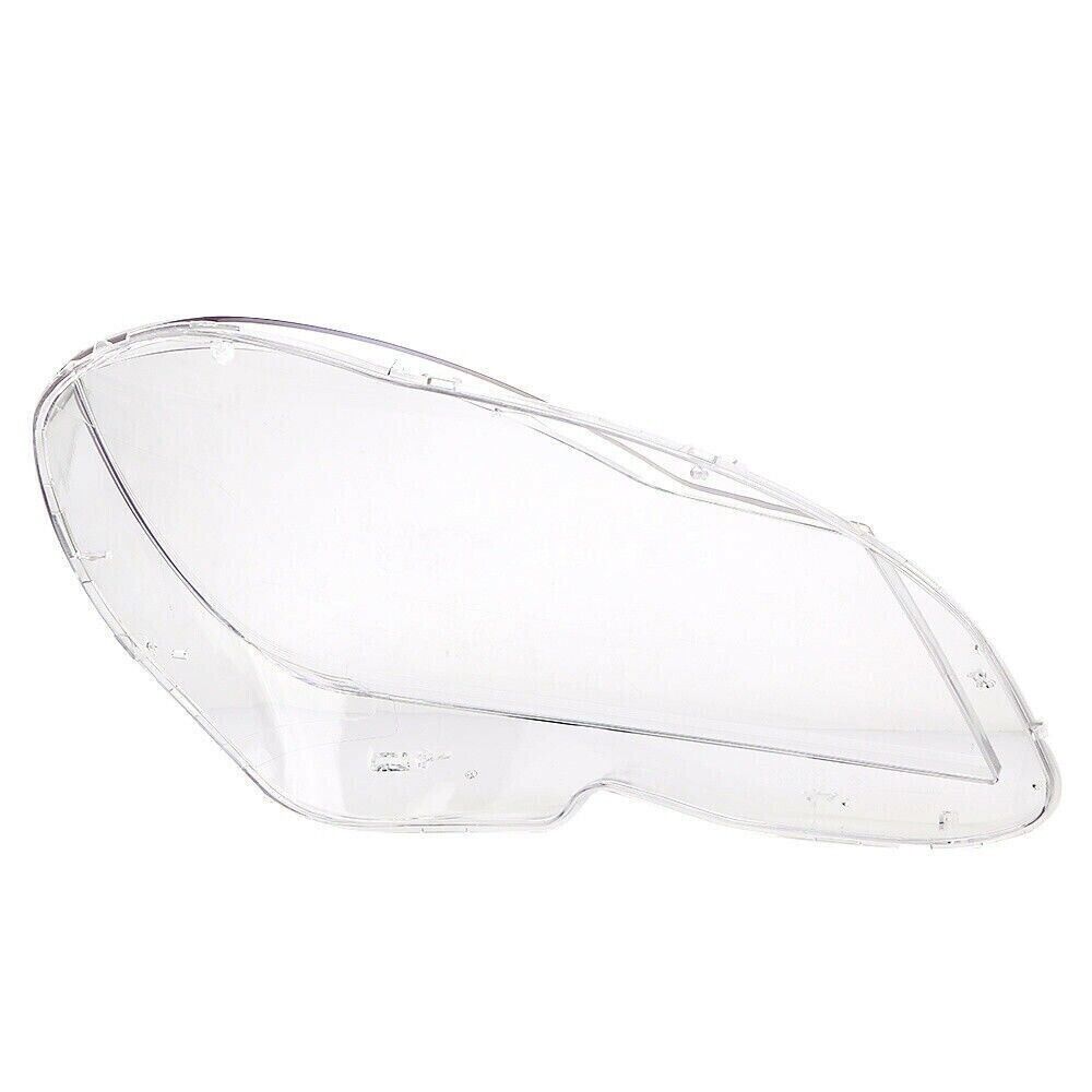 L+R HEADLIGHT HEADLAMP LENS COVER FOR MERCEDES-BENZ C CLASS W204 C220 C350 11-15