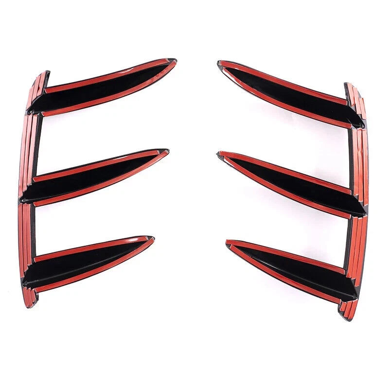FOR MERCEDES BENZ A CLASS W176 A200 A250 A45 REAR BUMPER SPLITTER CANARD TRIM