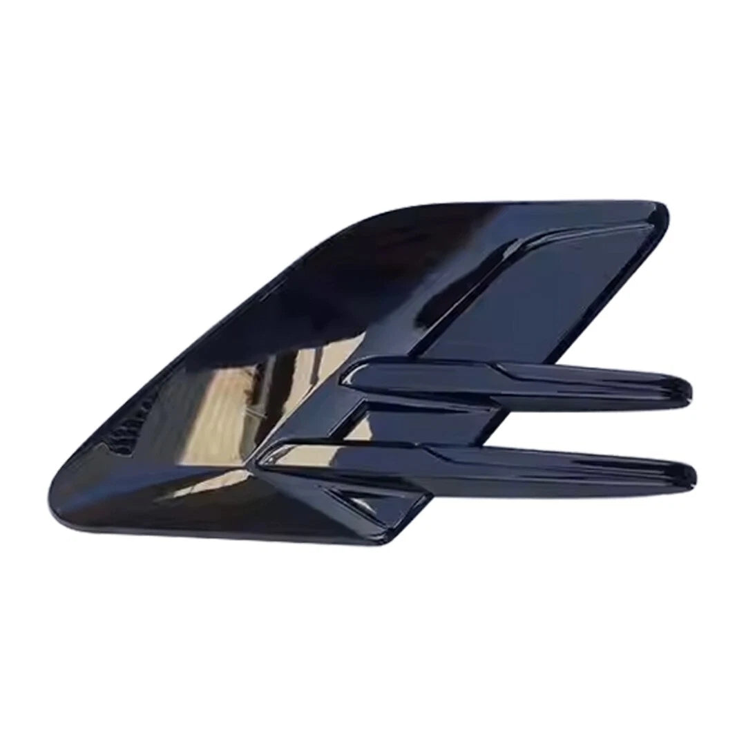 FOR RANGE ROVER SPORT L494 LCI SIDE WING AIR VENT INSERT TRIM GLOSS BLACK 2018+