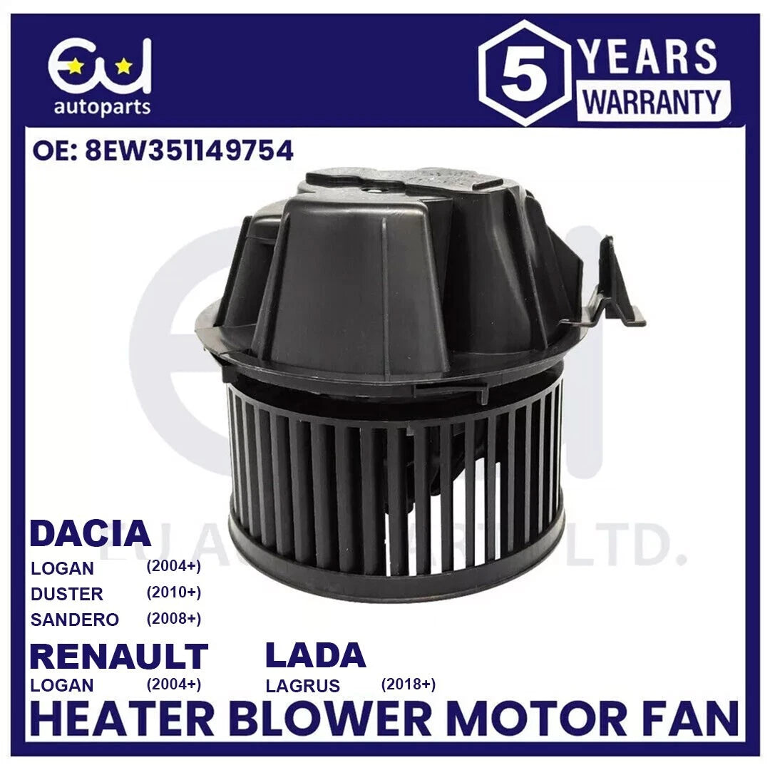 HEATER BLOWER MOTOR FAN FOR DACIA DUSTER SANDERO RENAULT LOGAN LADA LARGUS 04-ON