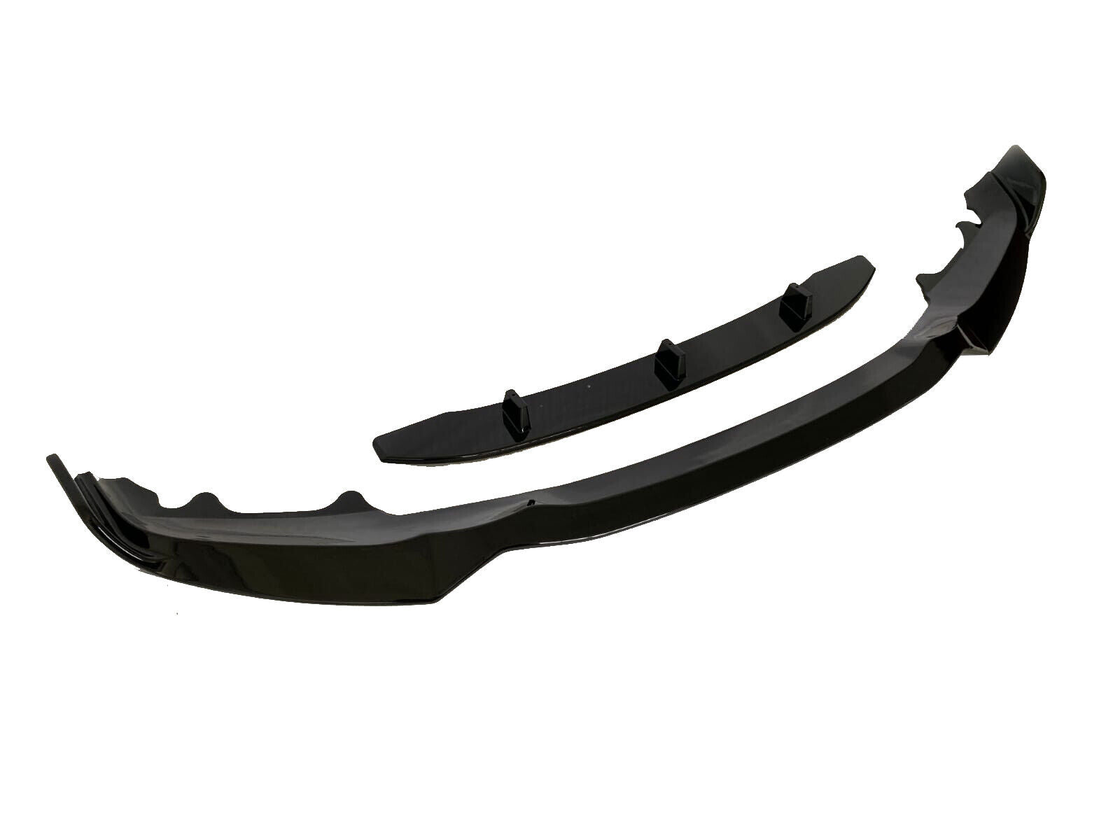 FOR BMW X5 F15 M SPORT FRONT BUMPER SPLITTER LIP SPOILER KIT GLOSS BLK 2013-2018
