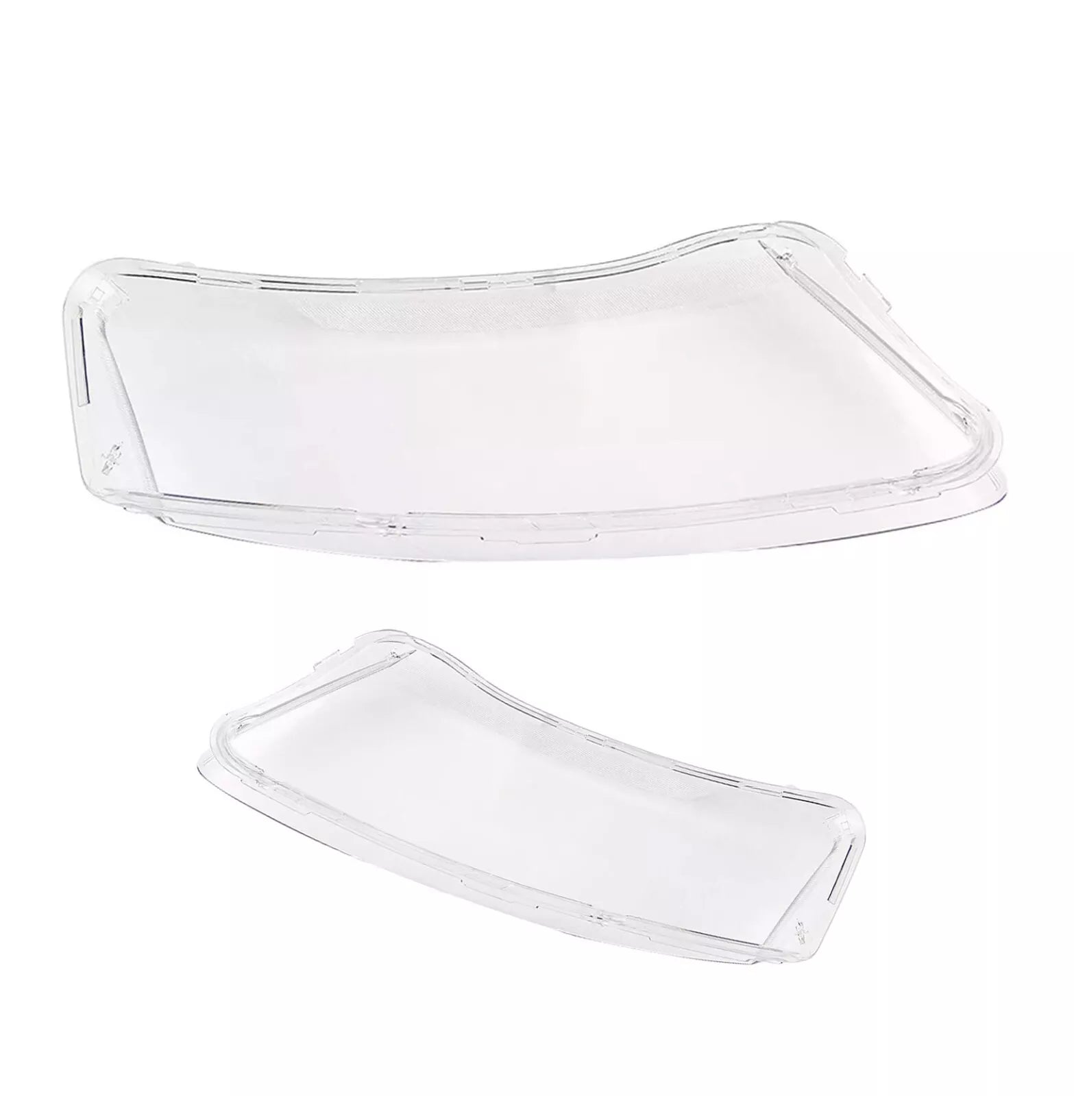 FOR AUDI A6 C6 LEFT RIGHT SIDE PAIR FRONT HEADLIGHT HEADLAMP LENS COVER 2006-11