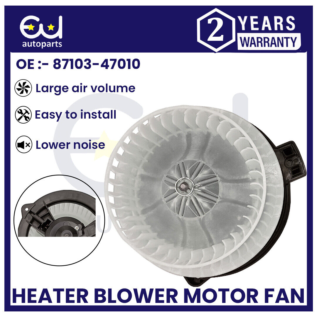 FOR TOYOTA PRIUS HEATER BLOWER MOTOR FAN 2003-2009 8710347010 RHD ONLY