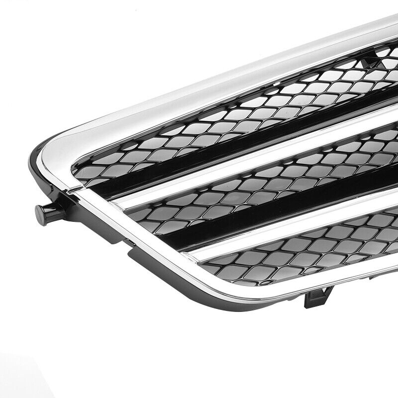 FOR MERCEDES W212 E-CLASS SALOON ESTATE BLACK CHROME GRILL GRILLE E63 AMG 09-13