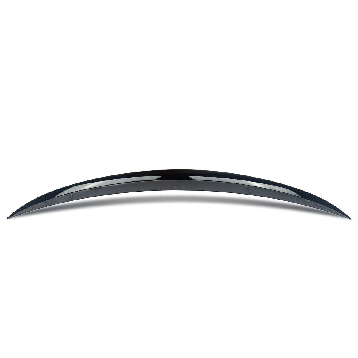 FOR MERCEDES E CLASS W213 SALOON C63 STYLE BOOT SPOILER GLOSS BLACK 2016-2020