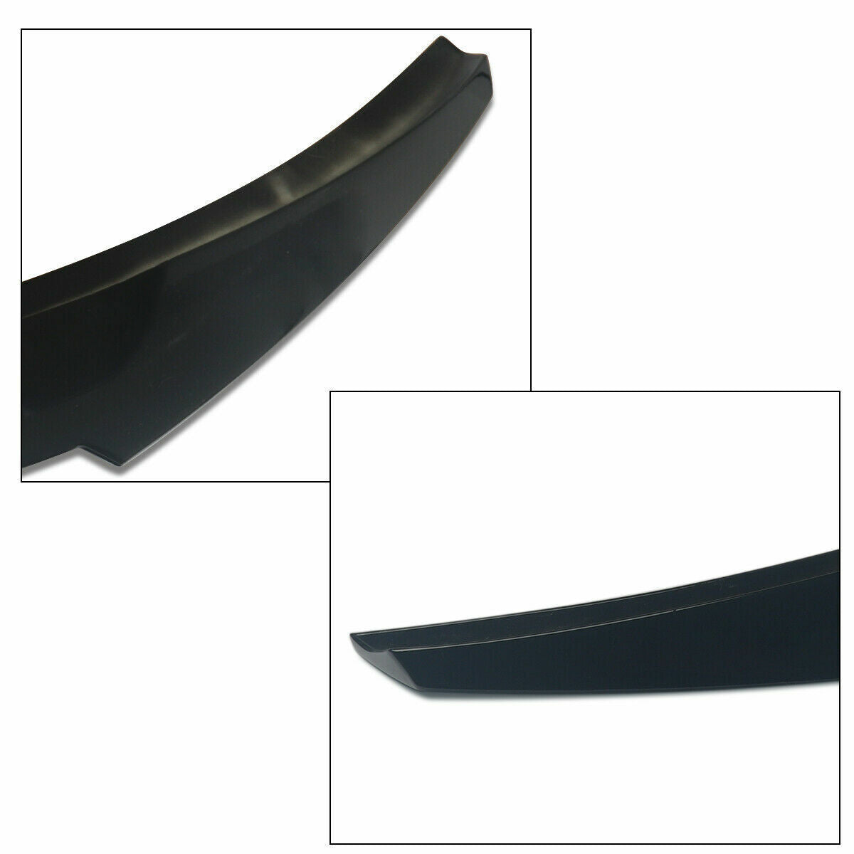 FOR BMW 2 SERIES F22 COUPE F87 M4 STYLE GLOSS BLACK REAR BOOT TRUNK LIP SPOILER