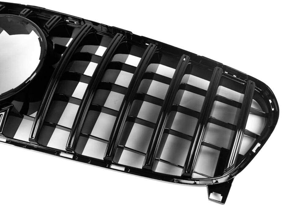 FOR MERCEDES X156 W156 GLA CLASS AMG PANAMERICANA GT GTR STYLE GRILLE BLK 13-16
