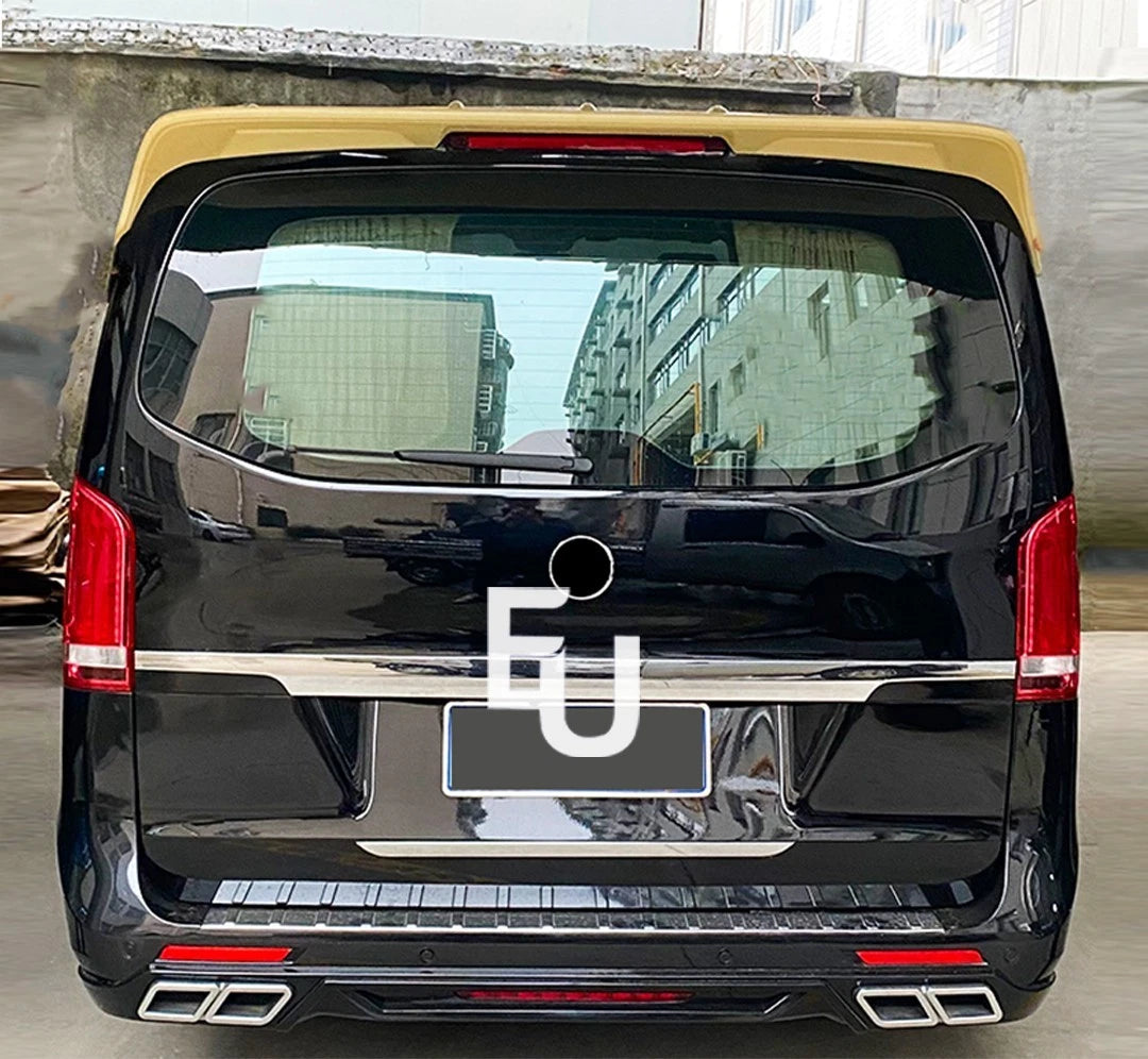 FOR MERCEDES V-CLASS VITO W447 REAR ROOF TAILIGATE SPOILER HS STYLE GLOSS 2014+