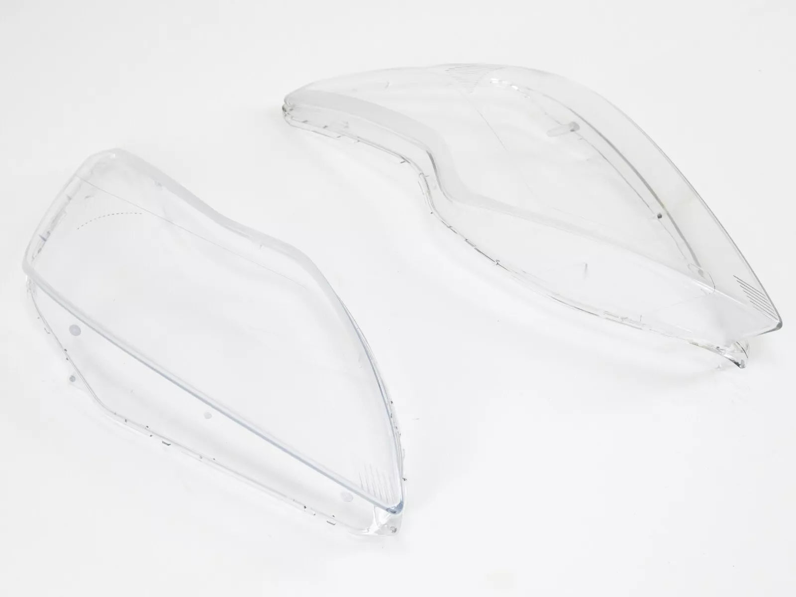 FOR FORD FOCUS MK2 FRONT HEADLIGHT LAMP LENS COVER LEFT RIGHT SIDE PAIR 2008-10
