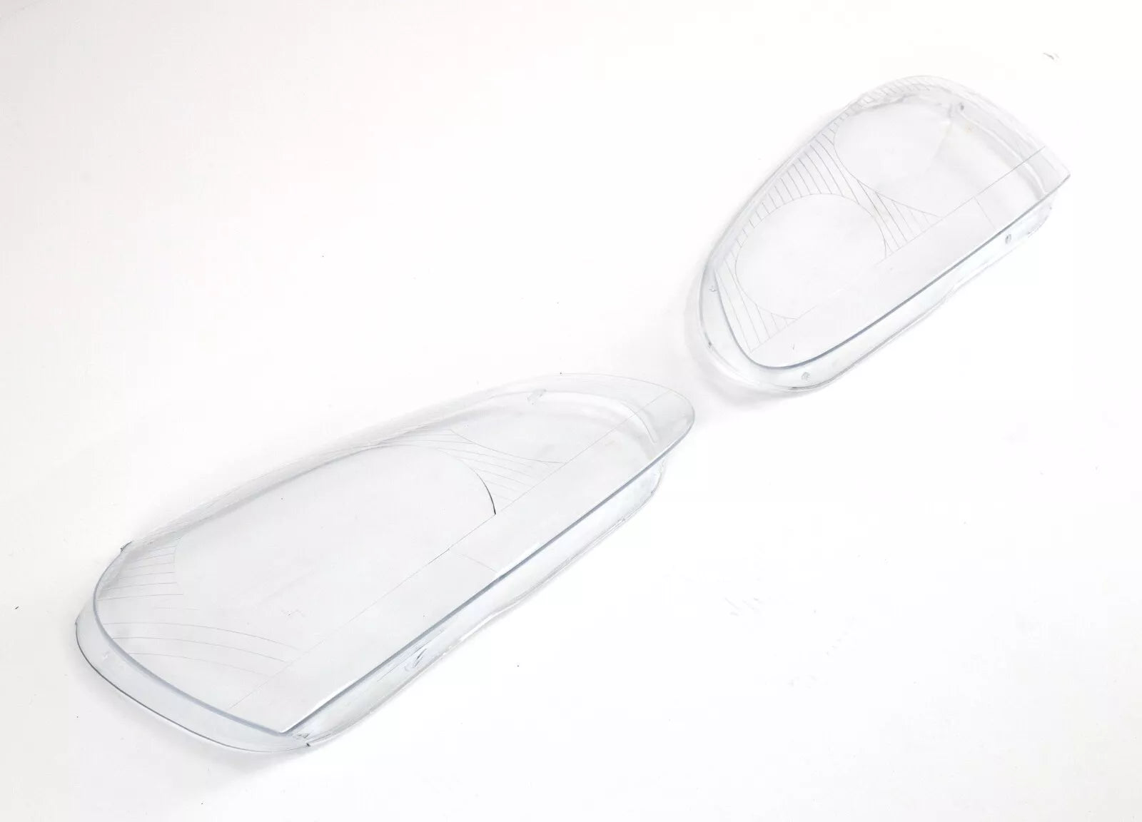 LEFT RIGHT SIDE PAIR HEADLIGHT LENS COVER LAMP FOR GOLF MK5 JETTA A5 2004-2009