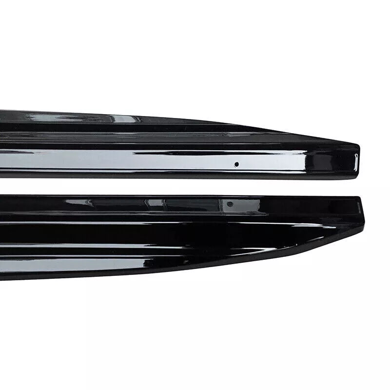 FOR BMW X5 G05 M SPORT GLOSS BLACK SIDE SKIRTS EXTENSION BLADES FACELIFT 18-23