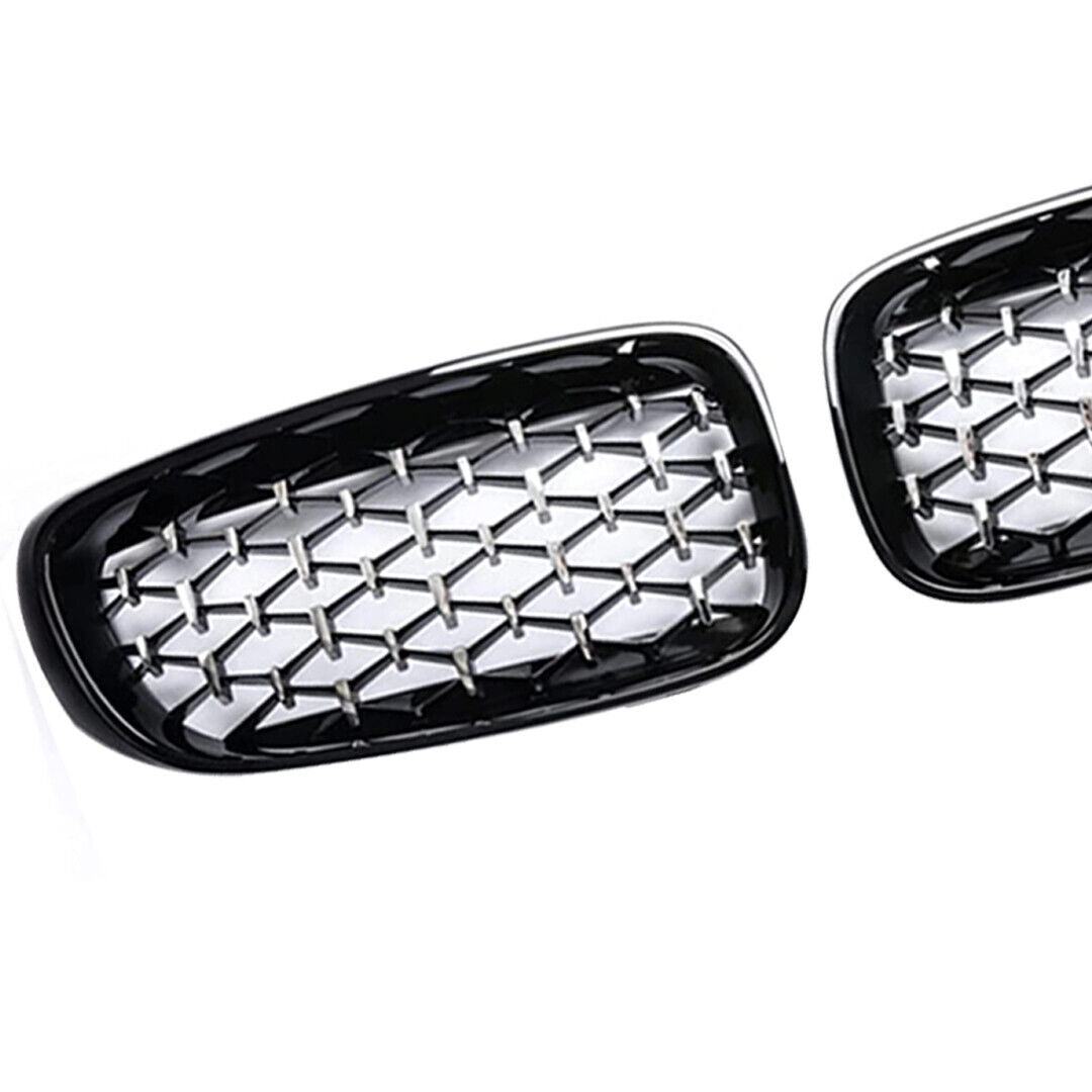 FOR BMW 3 SERIES F34 GT GRAN TURISMO SILVER DIAMOND KIDNEY GRILL GRILLE 2012-20