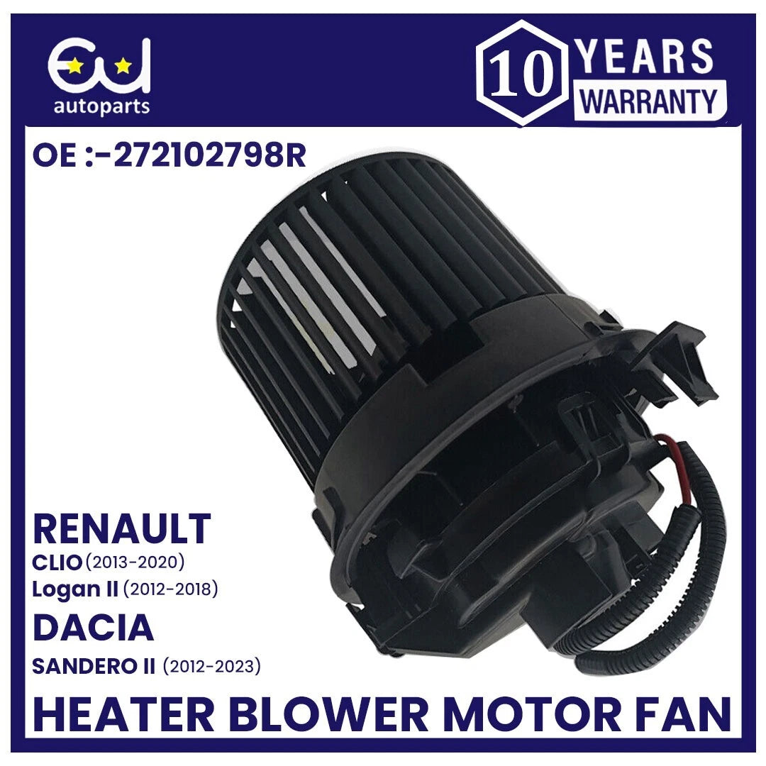 HEATER BLOWER MOTOR FAN FOR DACIA DUSTER SANDERO LOGAN MK2 RENAULT CLIO MK4