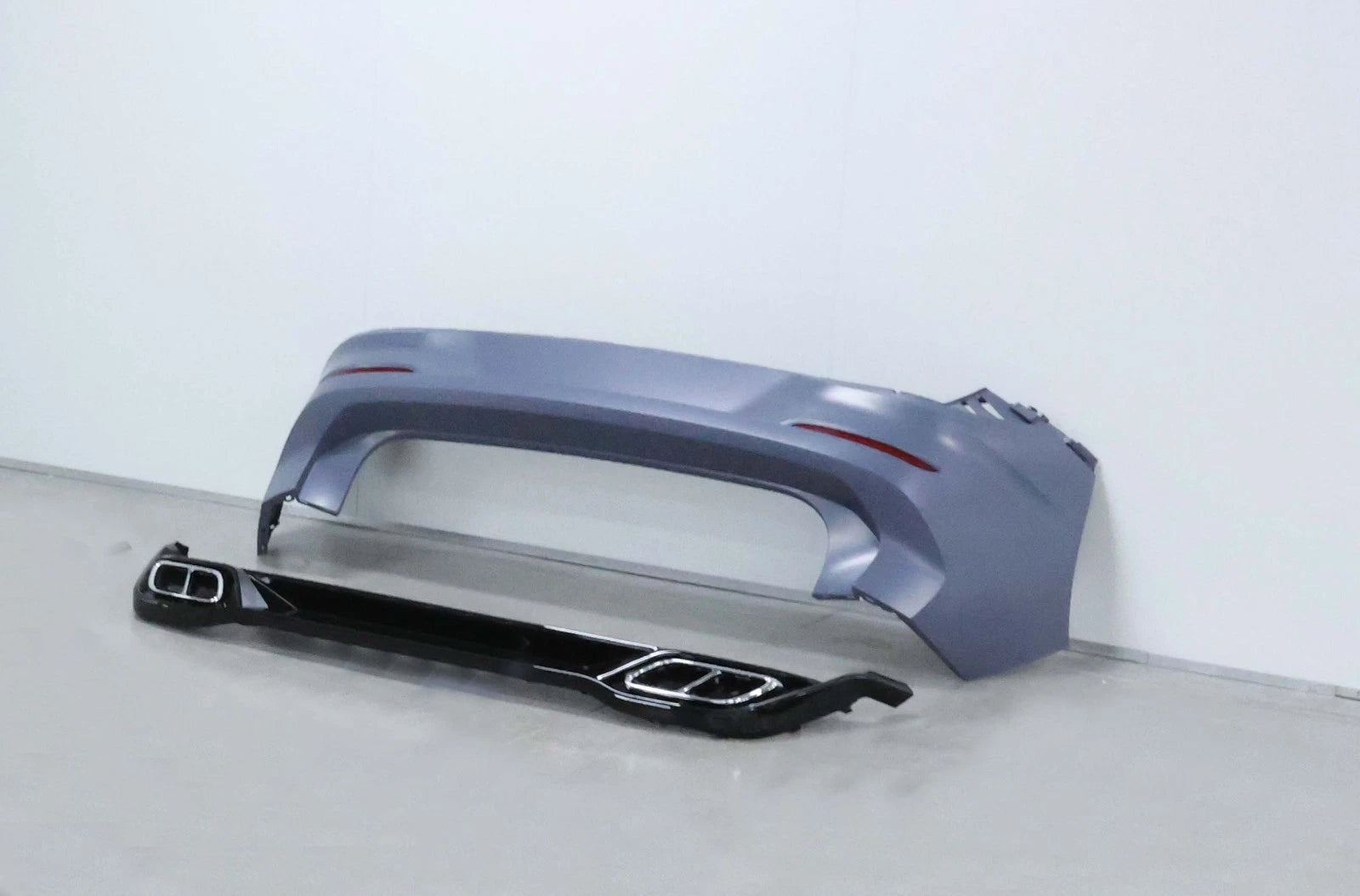FOR VW GOLF MK8 R LINE 20-24 REAR BUMPER COMPLETE DIFFUSER TRIMS REFLECTORS NEW