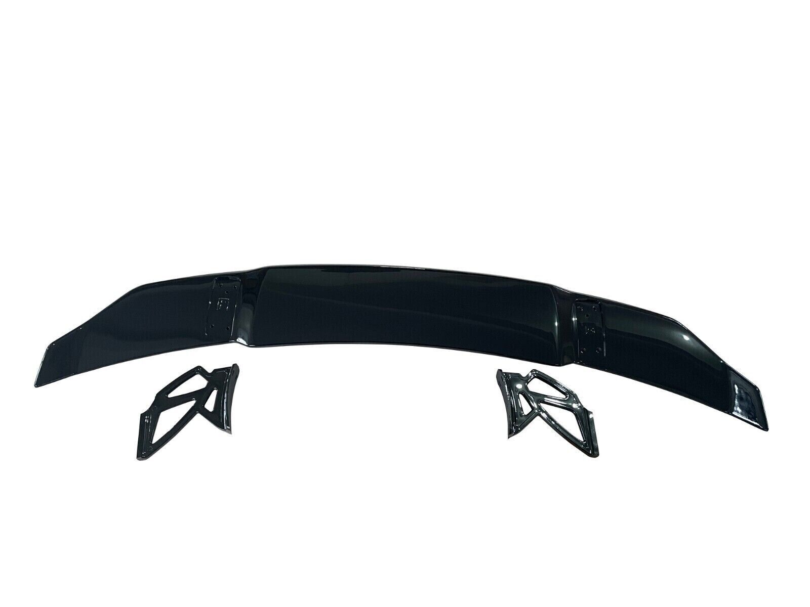 FOR 14 genERATION UNIVERSAL REAR BOOT TOP SPOILER FOR SEDAN model GLOSS BLACK