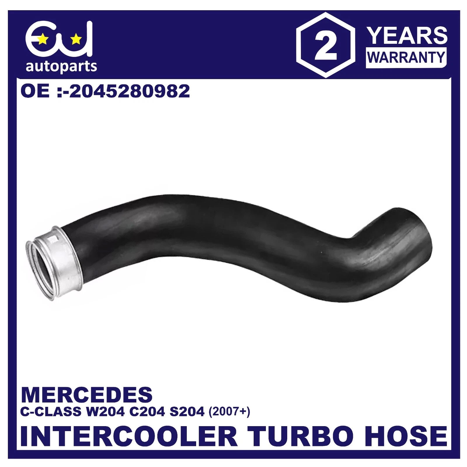 INTERCOOLER TURBO HOSE PIPE FOR MERCEDES BENZ C CLASS W204 S204 C204 200 220 CDI