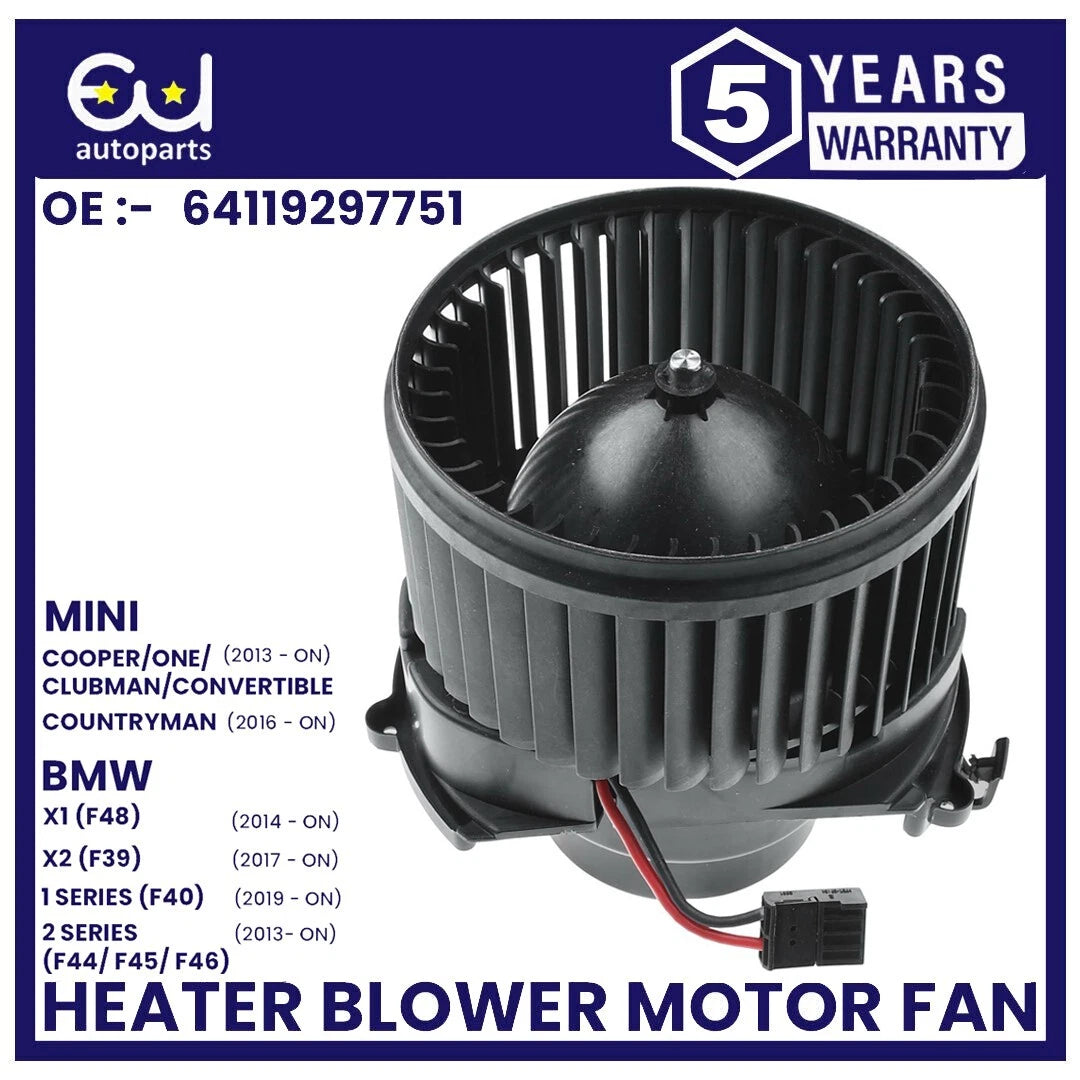 HEATER BLOWER MOTOR FAN FOR BMW 1 2 SERIES X1 X2 F45 F46 F48 F39 F49 MINI COOPER
