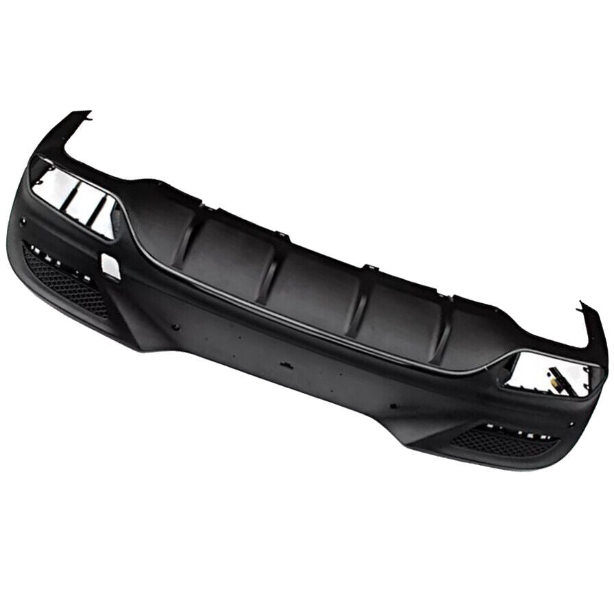 FOR MERCEDES GLE COUPE C292 AMG GLE63 STYLE REAR DIFFUSER VALANCE TAILPIPE BLACK
