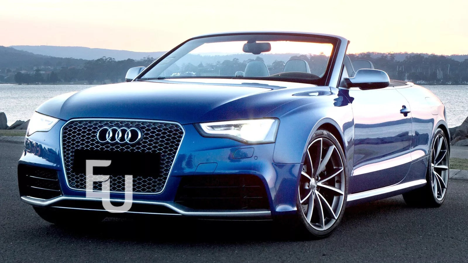 FOR AUDI A5 8F 8T RIGHT DRIVER SIDE LAMP FRONT HEADLIGTH LENS COVER 2012-2016