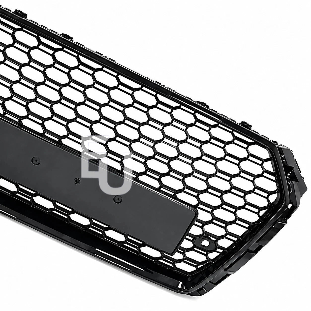 FOR AUDI A4 S4 B9 2015-2019 RS4 STYLE HONEYCOMB FRONT BUMPER GRILLE GRILL BLACK