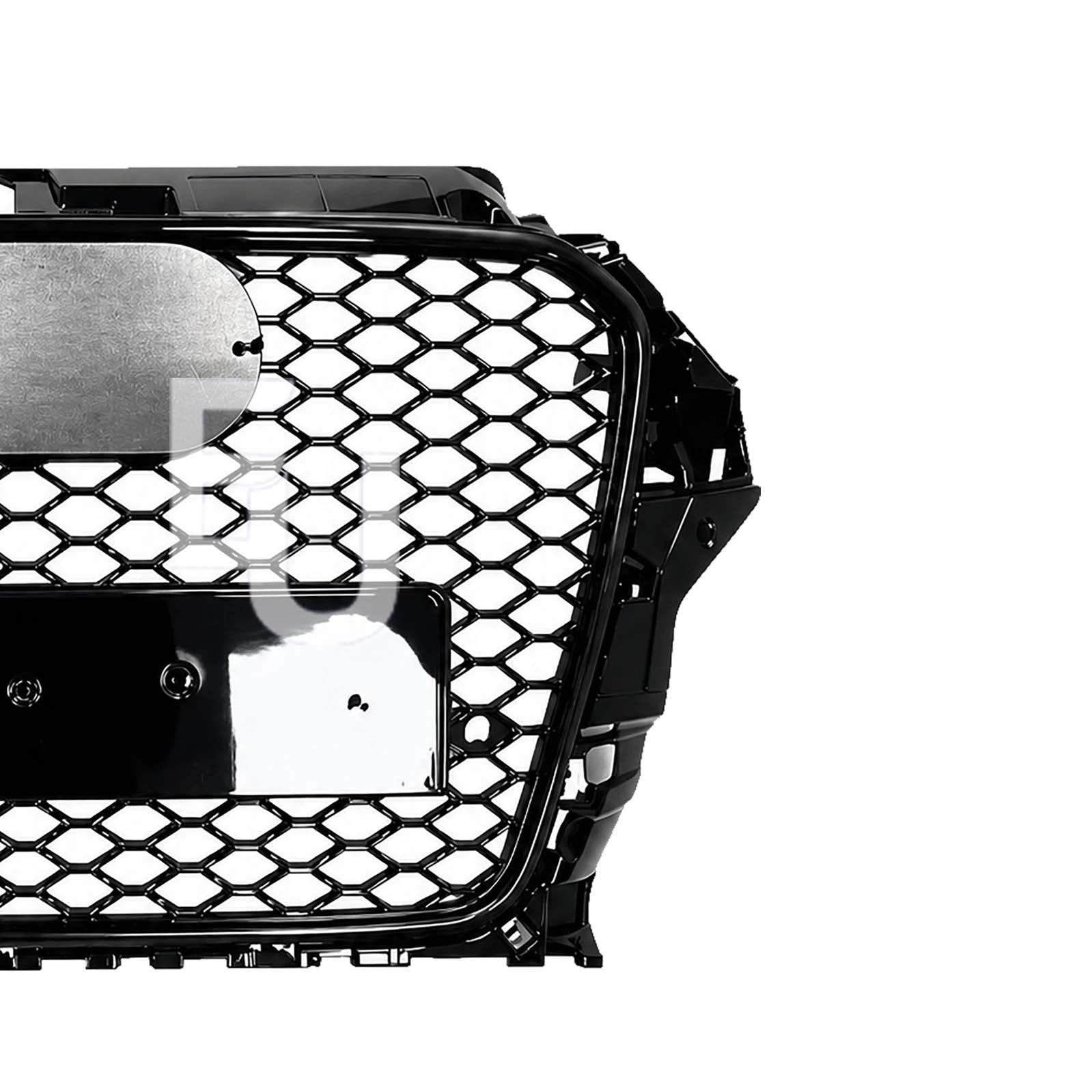 RS3 STYLE HONEYCOMB FRONT GRILLE FOR AUDI A3 8V PRE-FACELIFT GLOSS 2012-2016