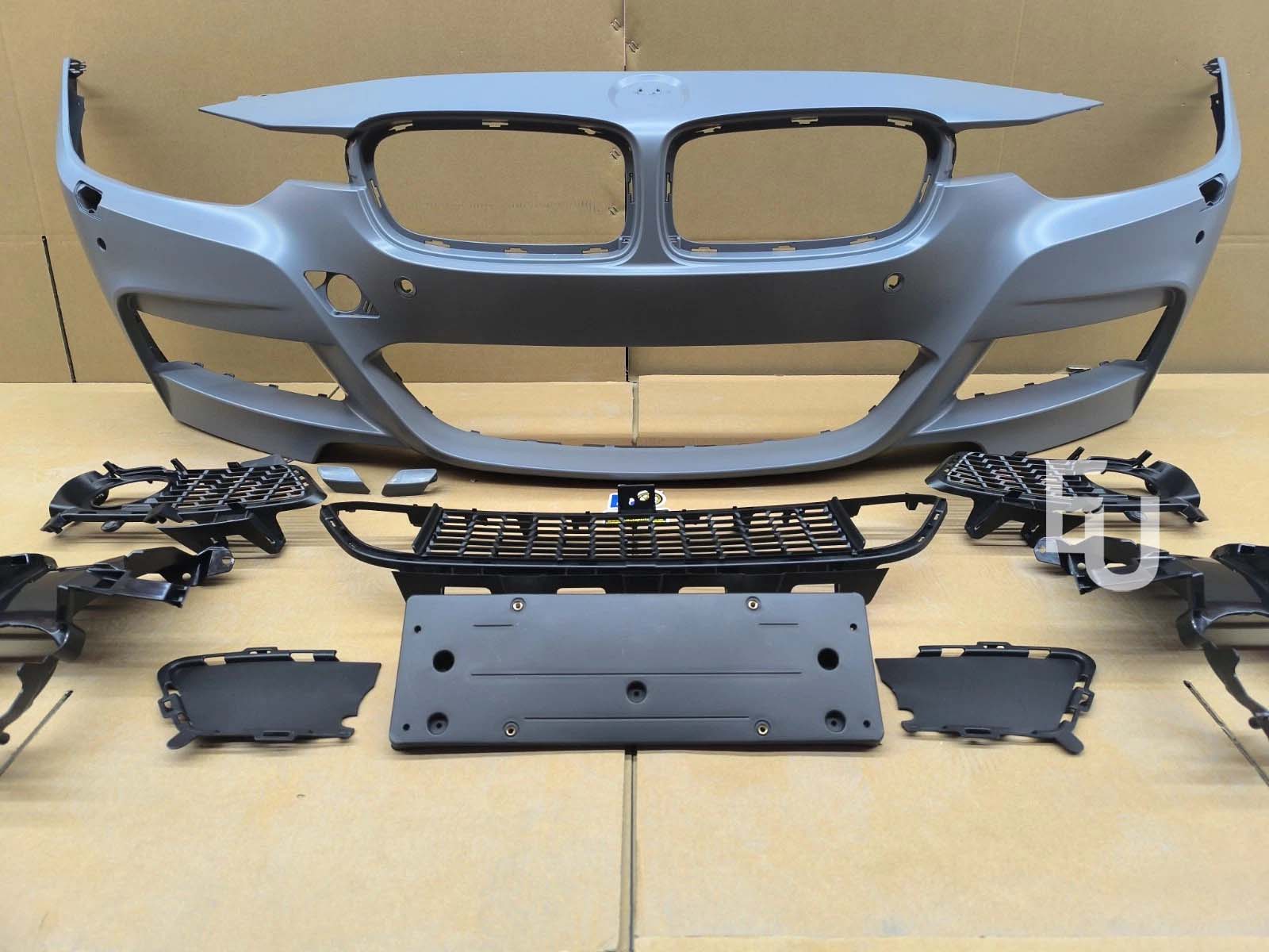 FOR BMW 3 SERIES F30 F31 M SPORT LOOK FRONT BUMPER BODYKIT W/PDC GRILL 2015-2019