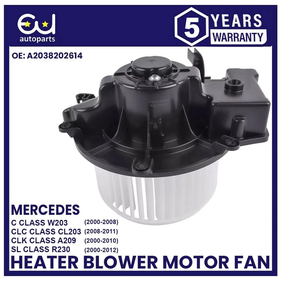 HEATER BLOWER MOTOR FAN FOR MERCEDES C CLC CLK SL CLASS W203 CL203 C209 R230
