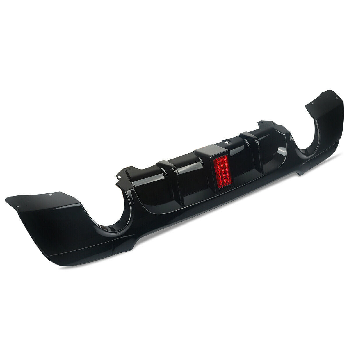 REAR BUMPER LIP DIFFUSER W/ LED FOR BMW 3 SERIES E92 E93 335I 2D M-TECH 07-13