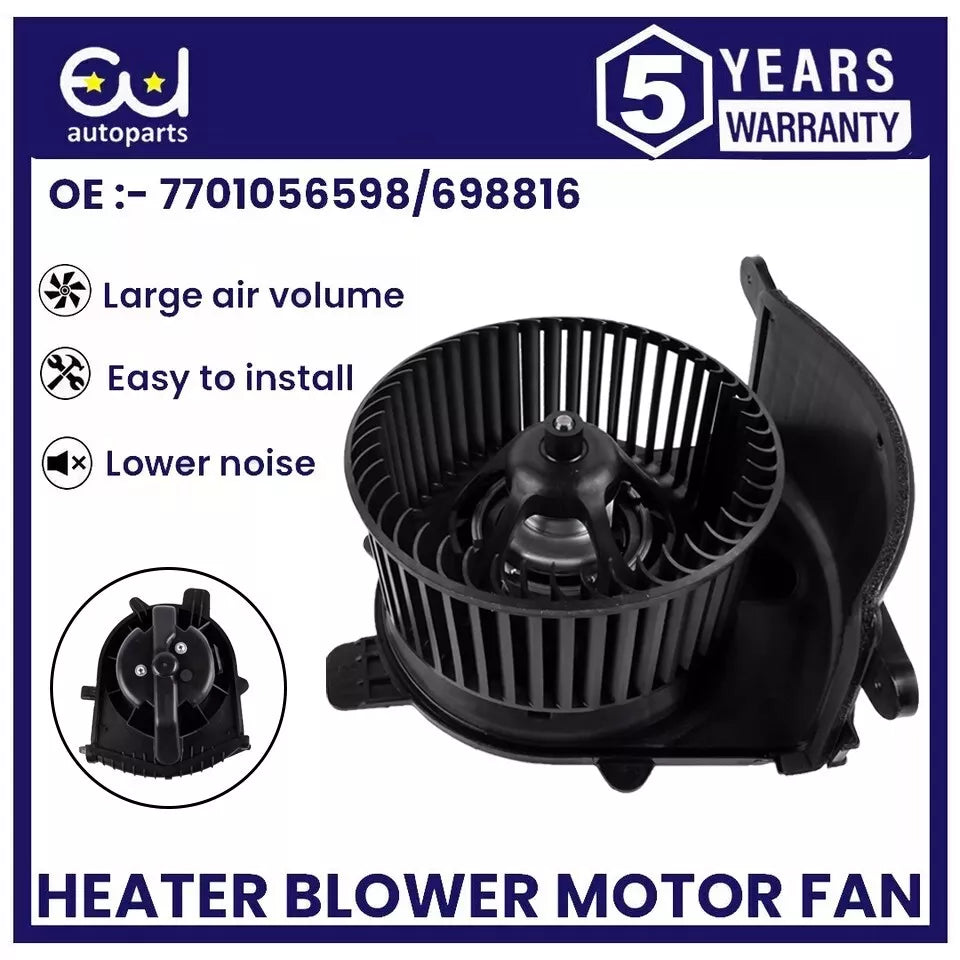 HEATER BLOWER MOTOR FAN FOR RENAULT SCENIC GRAND SCENIC MK2 03-09 7701056598