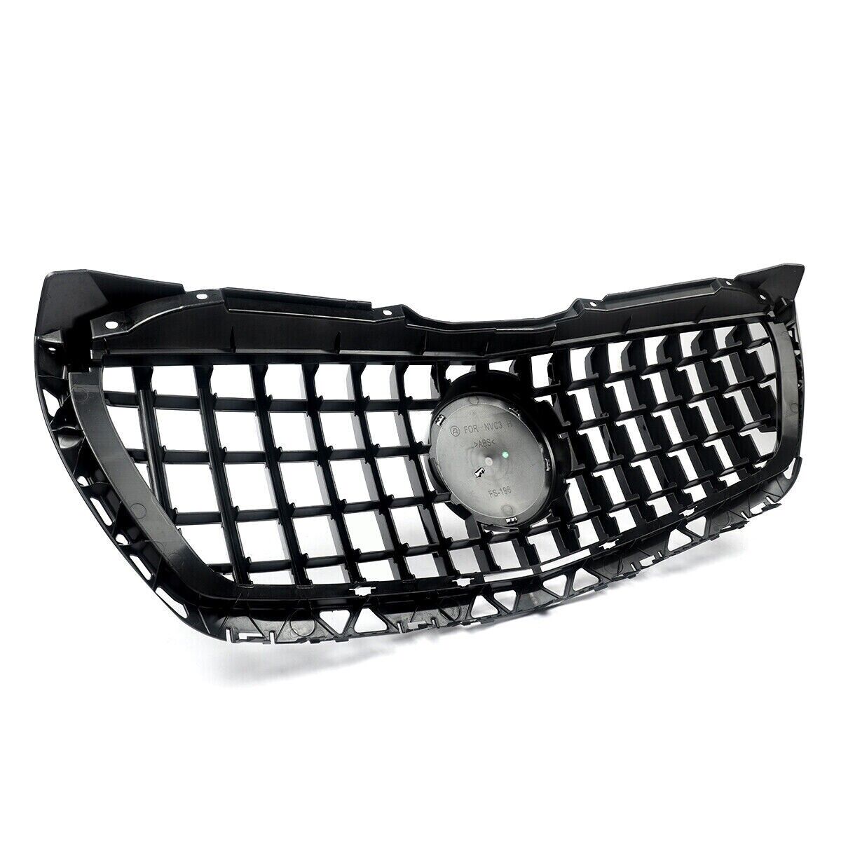 FOR MERCEDES SPRINTER W906 14-18 PANAMERICANA GT GTR GRILLE GRILL FACELIFT BLACK