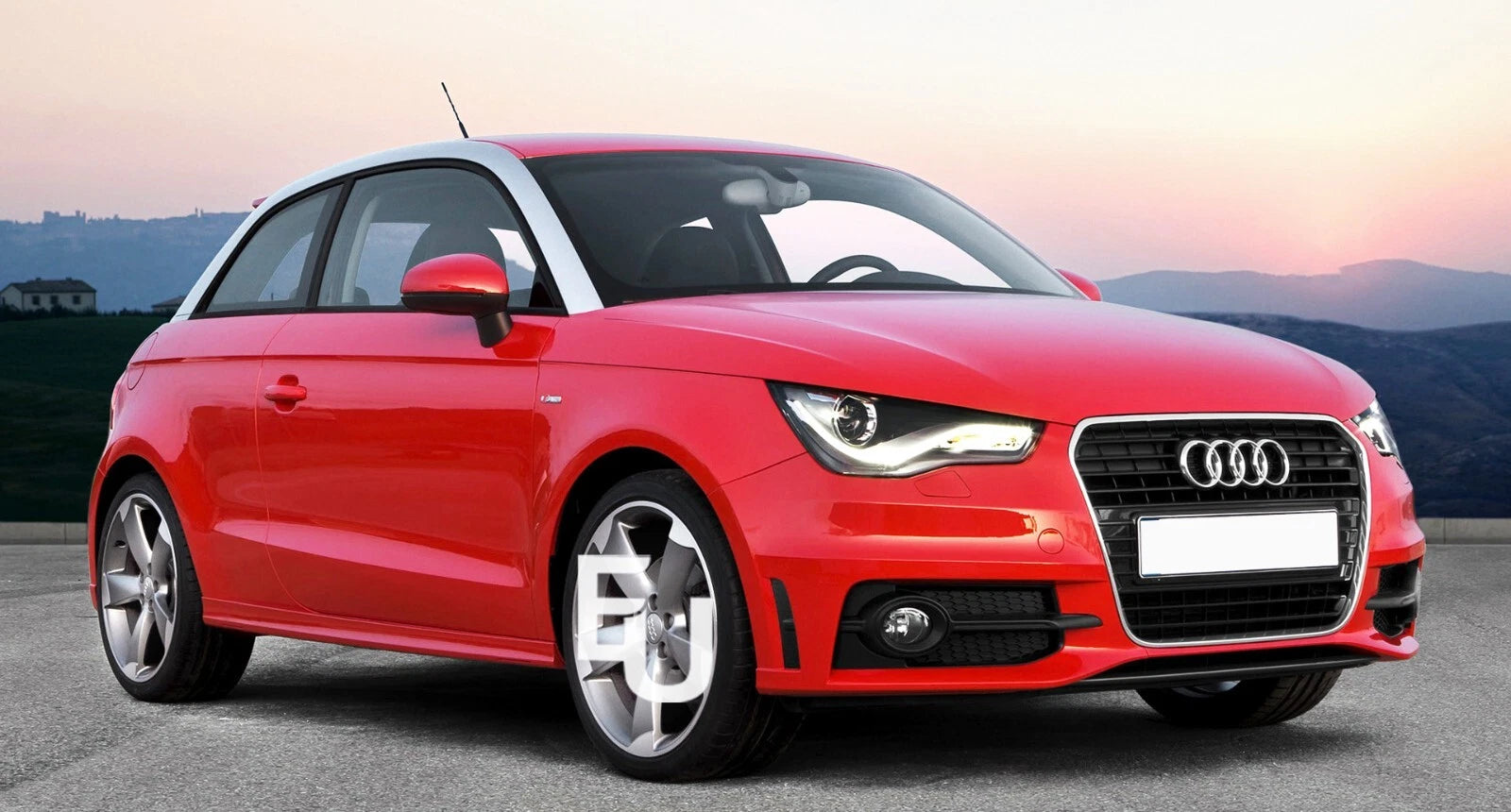 FOR AUDI A1 8X PAIR RIGHT LEFT FRONT HEADLIGHT HEADLAMP LENS COVER 2010-2014