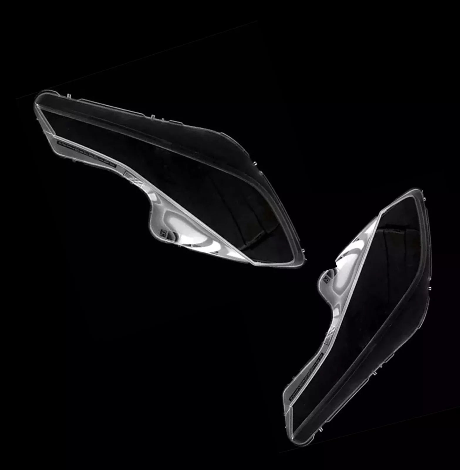 FOR FERRARI 488 HEADLIGHT HEADLAMP LENS COVER LEFT RIGHT SIDE PAIR 2015-2020