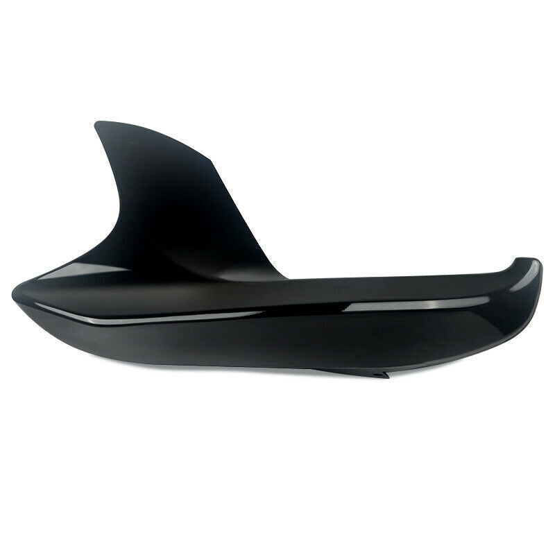 FOR BMW 5 SERIES F90 M5 PERFORMANCE FRONT CORNER SPLITTERS X2 GLOSS BLACK 17 ON