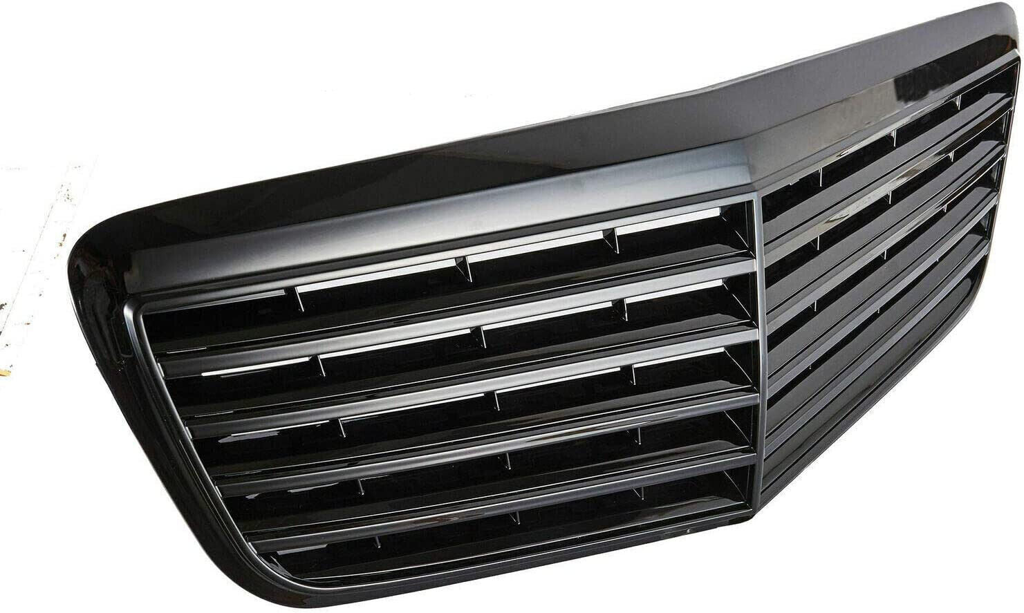 VIP STYLE FOR MERCEDES W211 E CLASS FACELIFT GRILLE GRILL GLOSS BLACK AMG E63