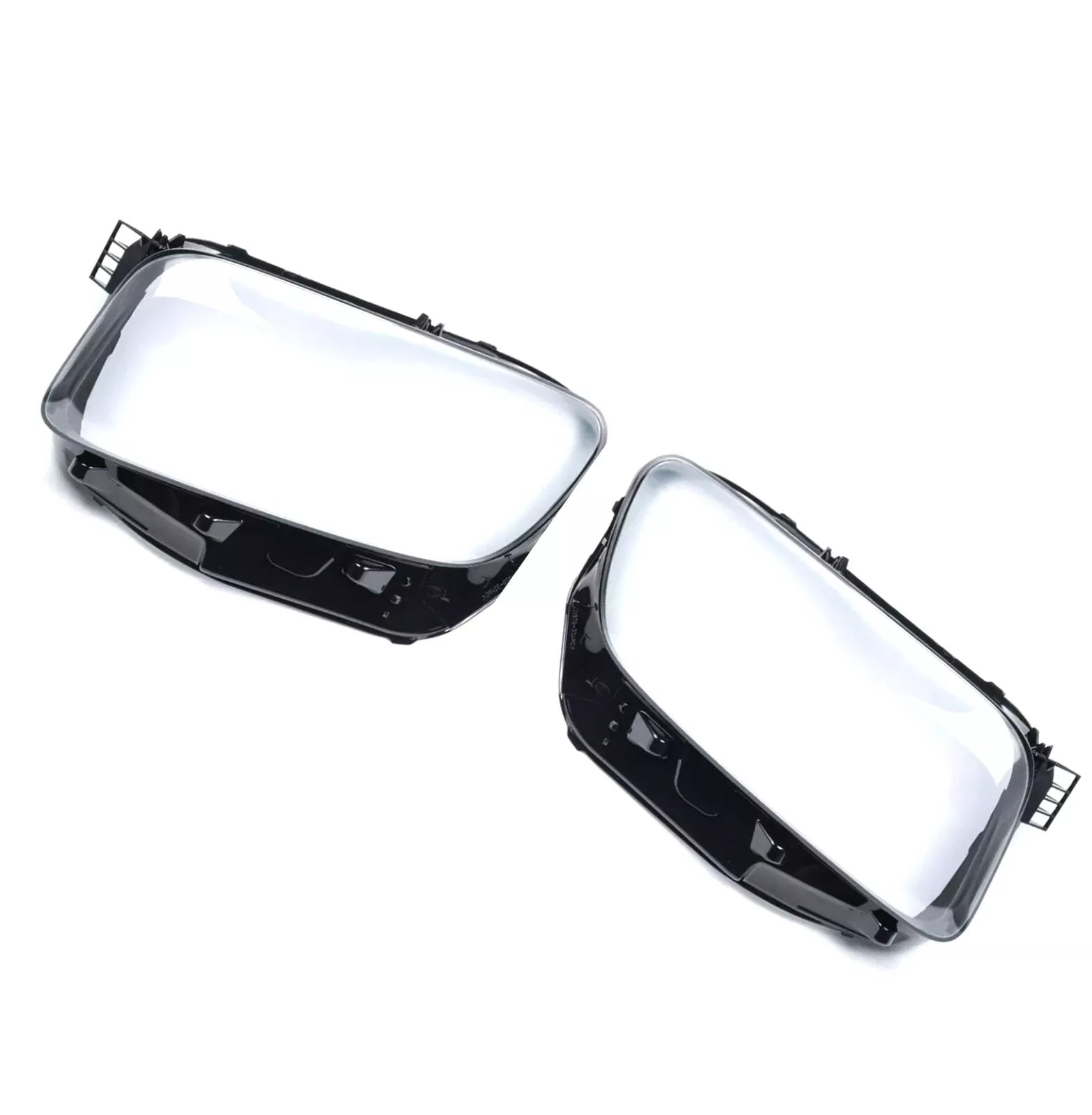 LEFT RIGHT SIDE PAIR HEADLIGHT LENS HEADLAMP COVER FOR MERCEDES GLB W247 2019-22