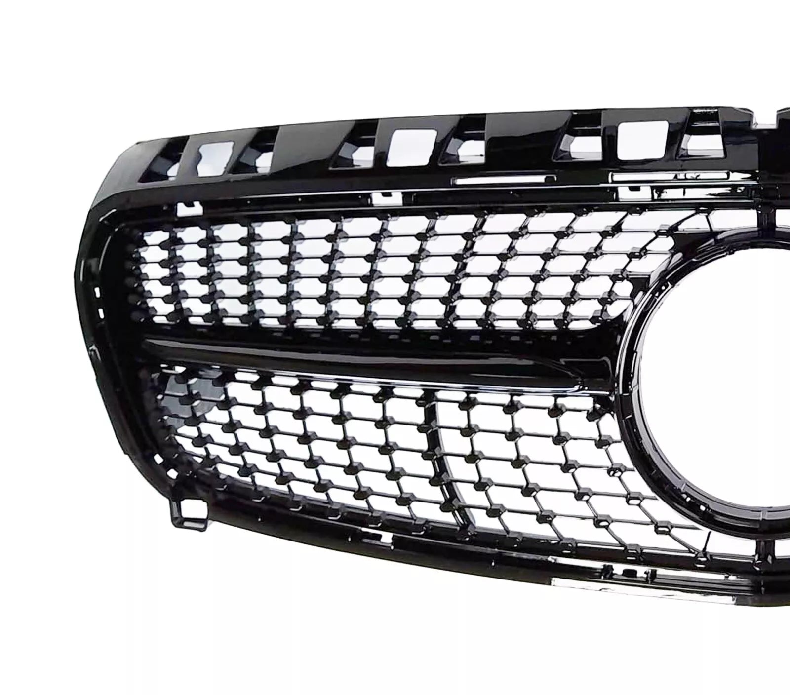 DIAMOND CHROME FRONT BUMPER GRILLE GRILL FOR MERCEDES A CLASS W176 PRE FACELIFT