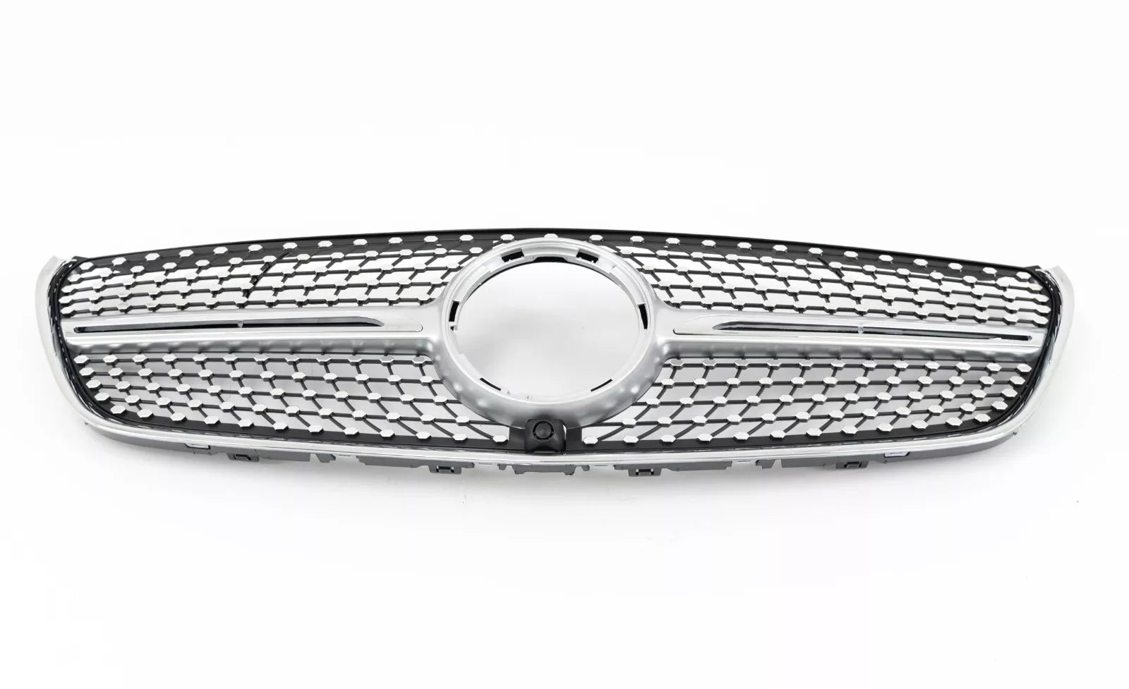 FOR MERCEDES VITO W447 BLACK CHROME DIAMOND STYLE SILVER GRILL GRILLE 2015-2019