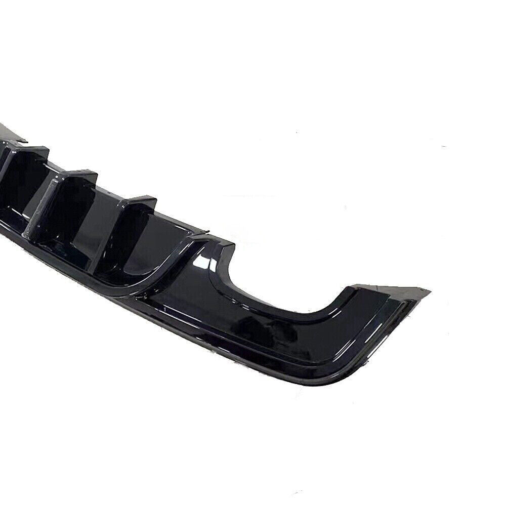 FOR BMW 1 SERIES E82 M SPORT REAR DIFFUSER GLOSS BLACK SPOILER 07-13 WITHOUT LED