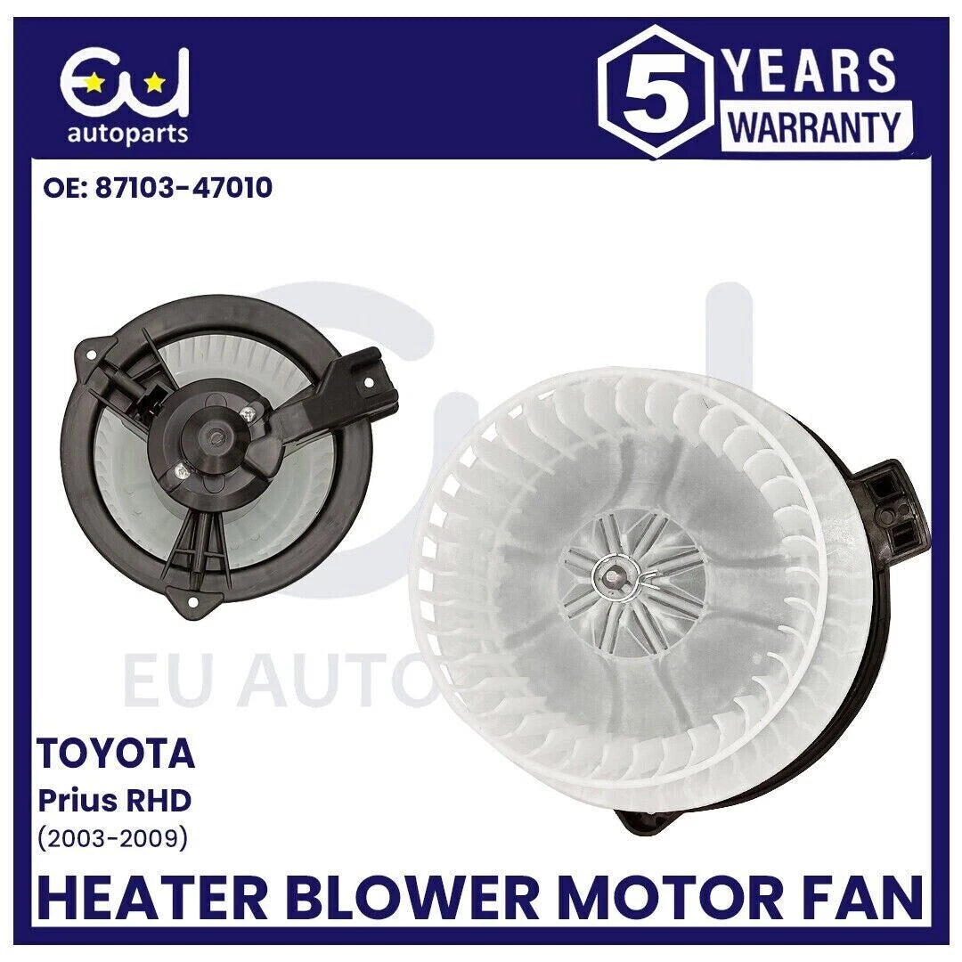 FOR TOYOTA PRIUS HEATER BLOWER MOTOR FAN 2003-2009 8710347010 RHD ONLY