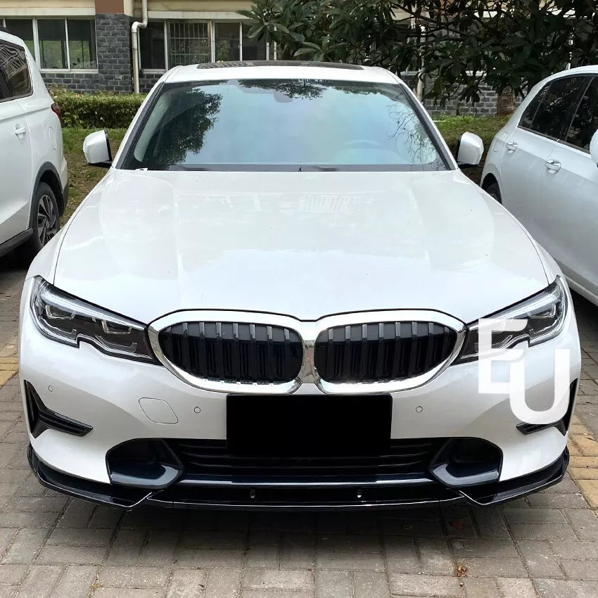 FOR BMW 3 SERIES G20 G21 GLOSS FRONT LIP SE STANDARD LUXURY SPLITTER SPOILER KIT