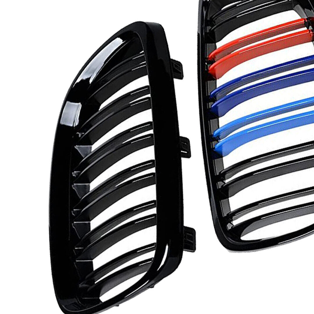 FOR BMW E92 E93 M3 3 SERIES COUPE M COLOR KIDNEY GRILLE GRILL GLOSS PRE FACELIFT
