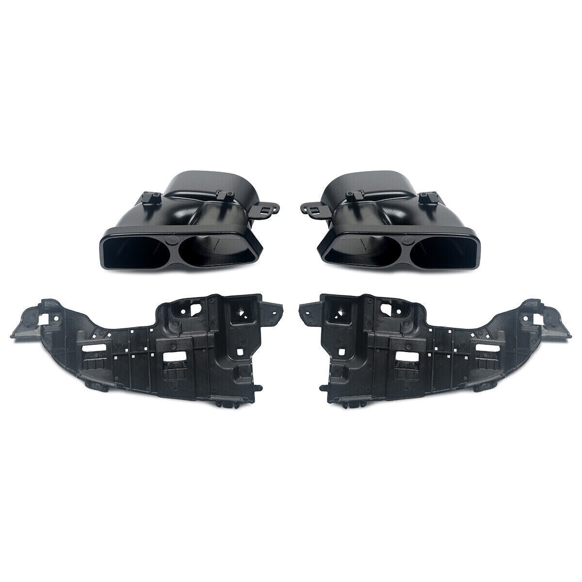 FOR MERCEDES BENZ C CLASS W205 AMG C63 REAR BUMPER DIFFUSER AMG F1 LIGTH STYLE