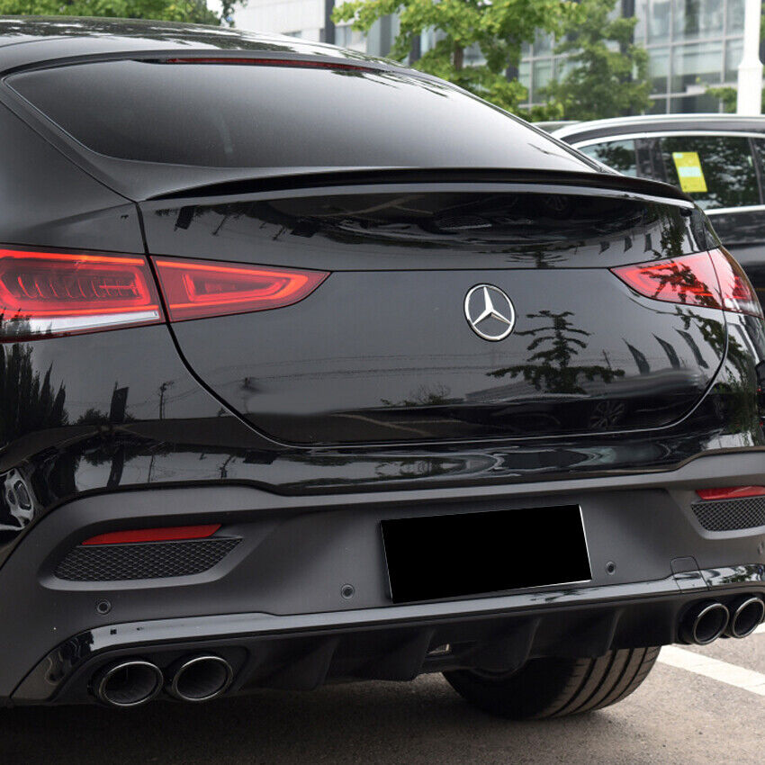 FOR MERCEDES C167 GLE CLASS COUPE REAR BOOT SPOILER TRUNK LIP GLOSS BLACK 2019+