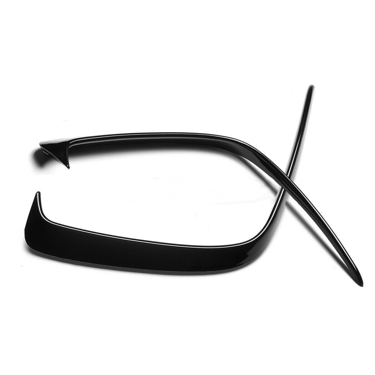 FOR MERCEDES A CLASS W176 A180 AMG SIDE VENT A45 REAR BUMPER FLICKS CANARD GLOSS