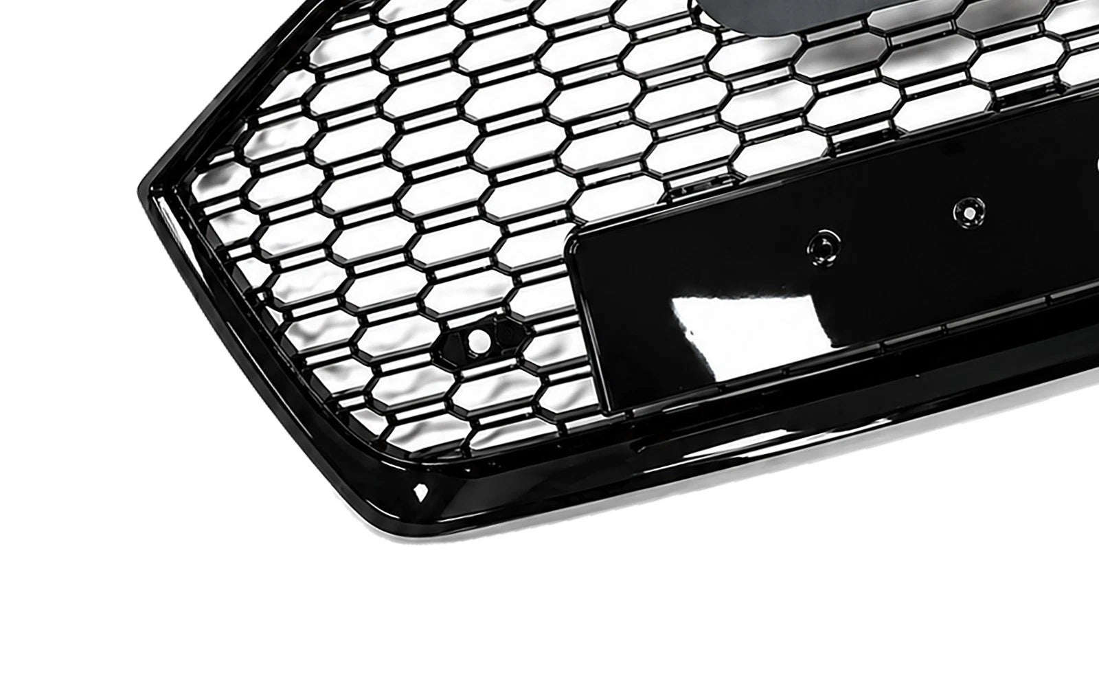 FOR AUDI A7 S7 2018-2025 4KA FRONT HONEYCOMB GRILLE GRILL RS7 STYLE GLOSS BLACK