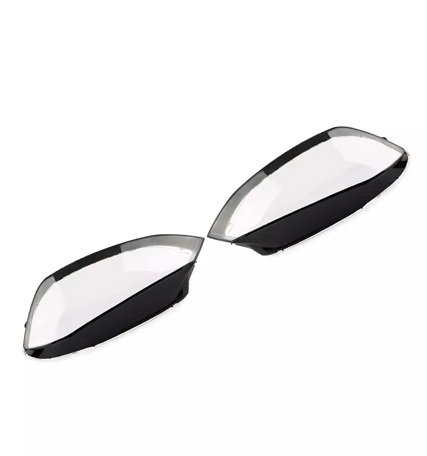 LEFT RIGHT SIDE PAIR HEADLIGHT LENS COVER LAMP FOR VOLKSWAGEN GOLF MK7 2015-2017
