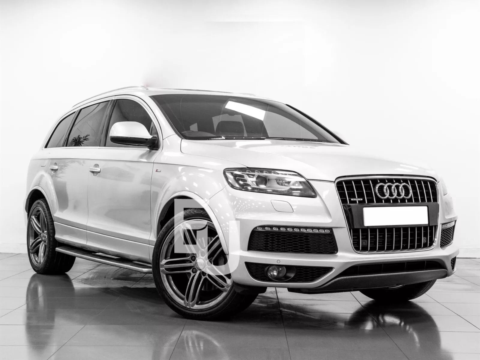 FOR AUDI Q7 SIDE STEPS RUNNING BOARDS BARS GUARD 2006-2015 4L 100% BRUSHED STEEL