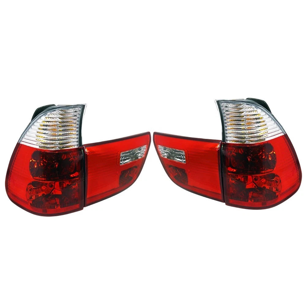 FOR BMW X5 E53 RED CLEAR PARKING TAIL LIGHTS REAR TAIL LIGHTS LIGHT LAMP 2000-06